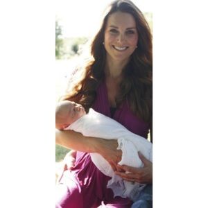 ASO Duchess of Cambridge Kate Middleton Seraphine Pink Fuchsia Knot Dres…